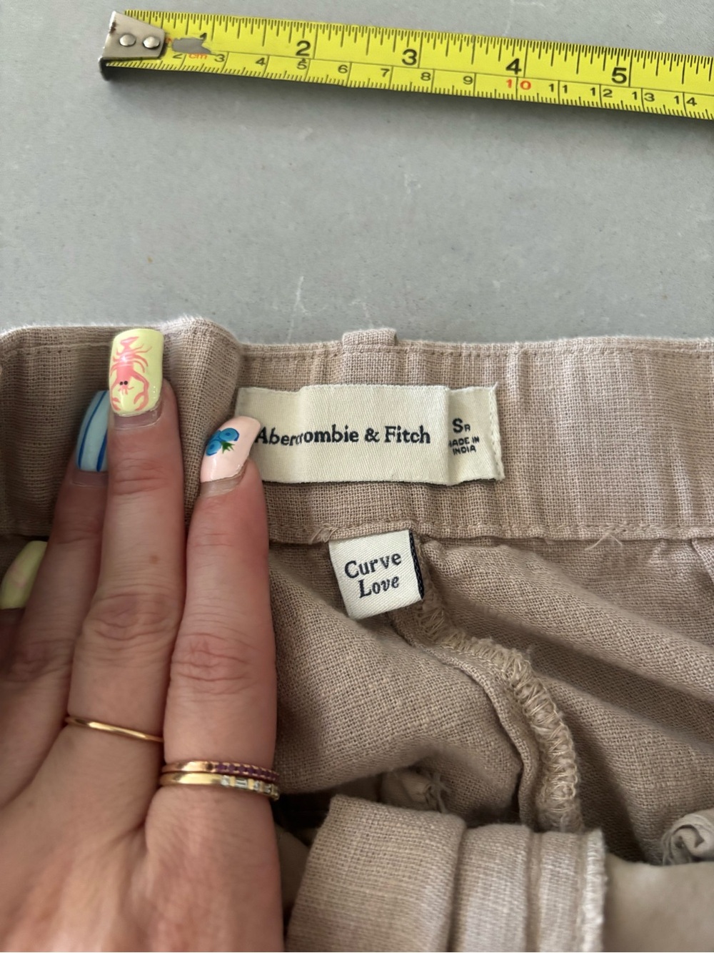 Abercrombie & Fitch linen curve love pants - Picture 6 of 6